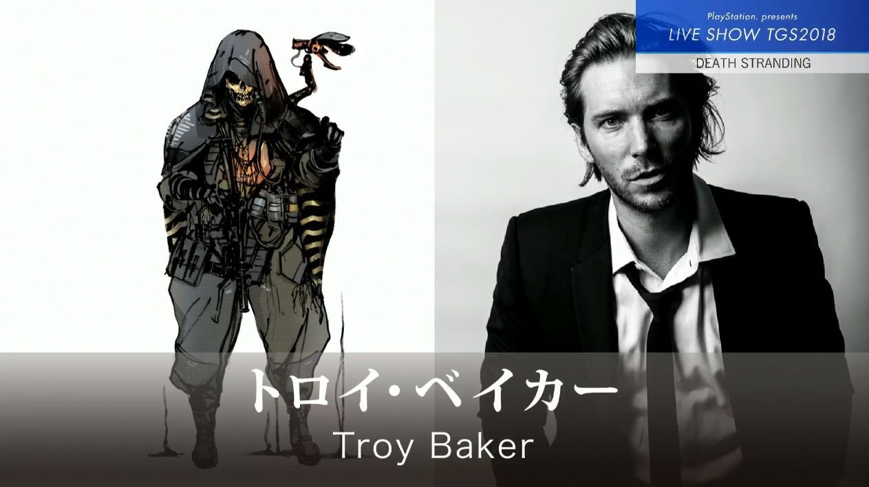 Troy Baker Joins Death Standing's Cast as the Man in the Golden Mask